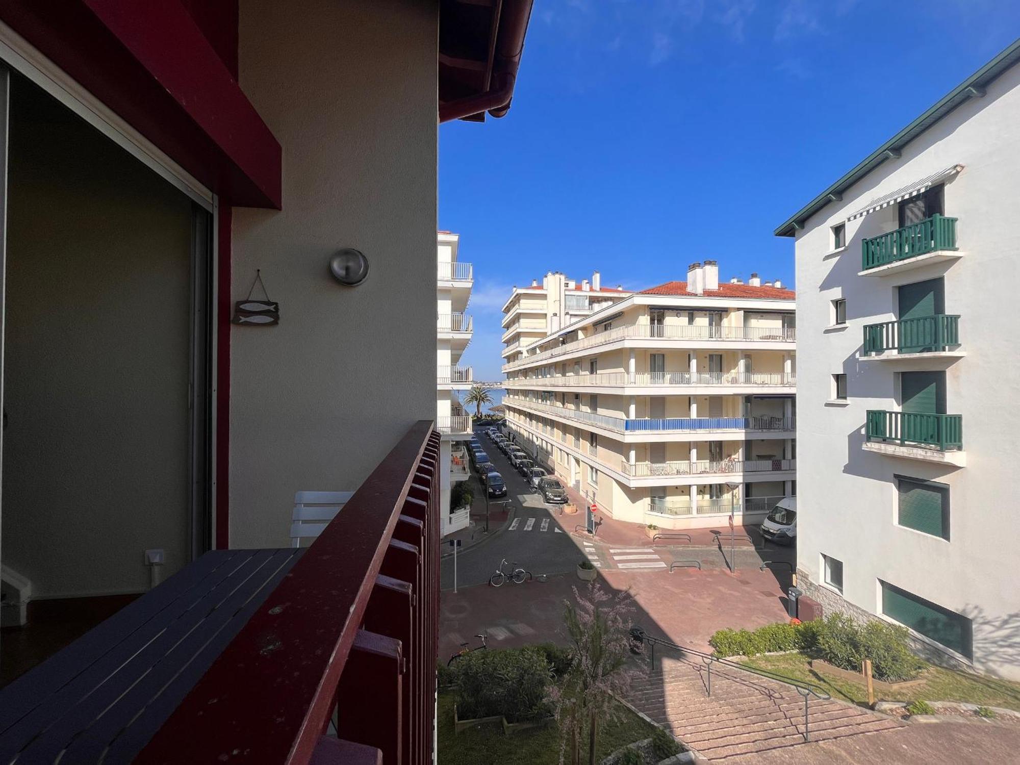 Studio Mezzanine A 100M De La Plage Avec Balcon, Apercu Mer Et Parking - Saint-Jean-De-Luz - Fr-1-239-576 아파트 외부 사진